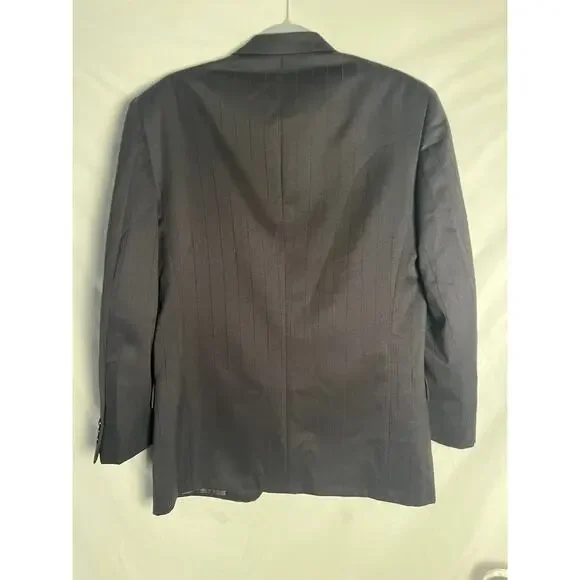 Vintage Lanvin Paris Luigi Botto Wool Blazer Men’s Medium 40R Pinstripe